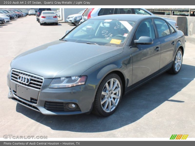 Quartz Gray Metallic / Light Gray 2010 Audi A4 2.0T Sedan