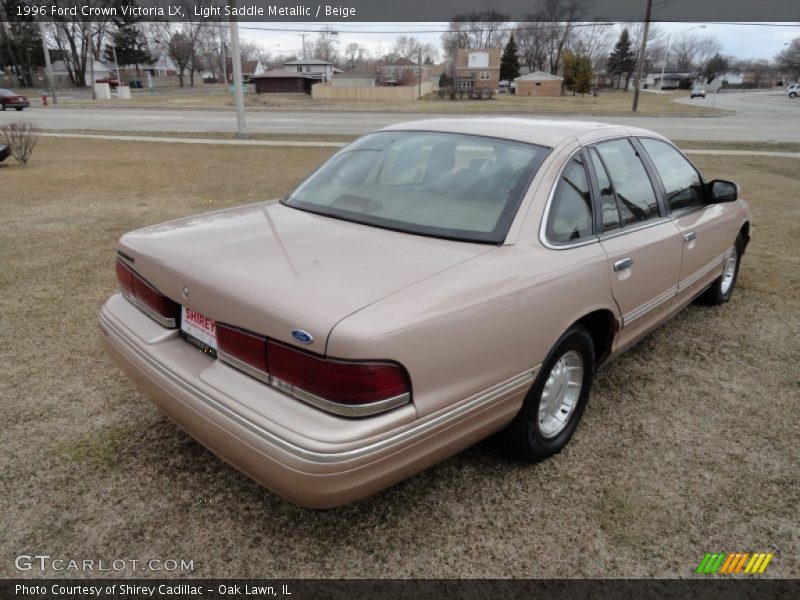 Light Saddle Metallic / Beige 1996 Ford Crown Victoria LX