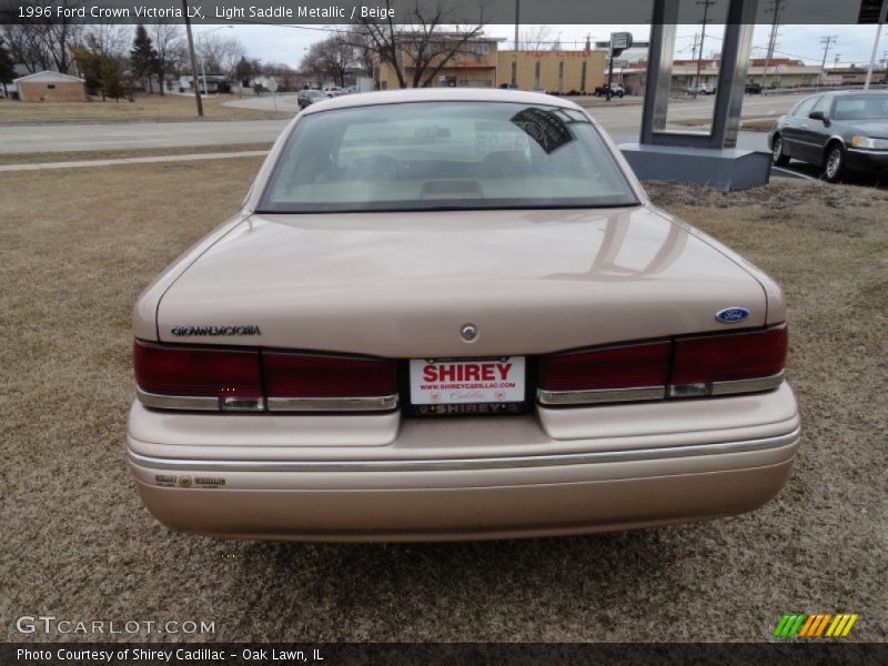 Light Saddle Metallic / Beige 1996 Ford Crown Victoria LX