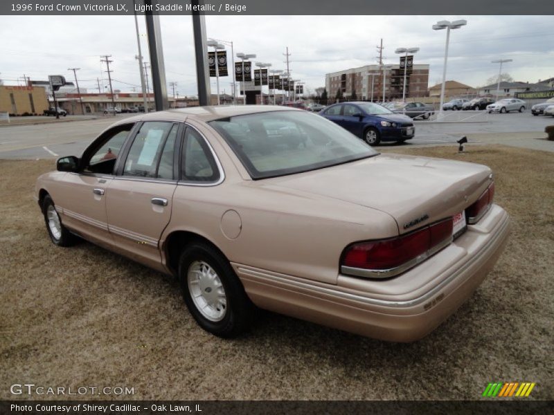 Light Saddle Metallic / Beige 1996 Ford Crown Victoria LX