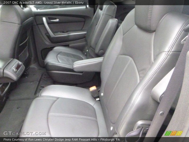 Liquid Silver Metallic / Ebony 2007 GMC Acadia SLT AWD