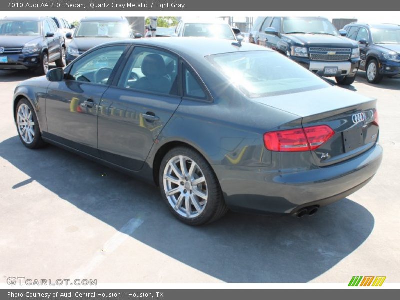 Quartz Gray Metallic / Light Gray 2010 Audi A4 2.0T Sedan