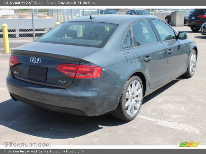 Quartz Gray Metallic / Light Gray 2010 Audi A4 2.0T Sedan