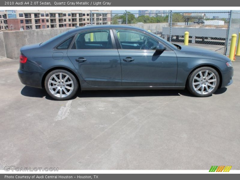 Quartz Gray Metallic / Light Gray 2010 Audi A4 2.0T Sedan