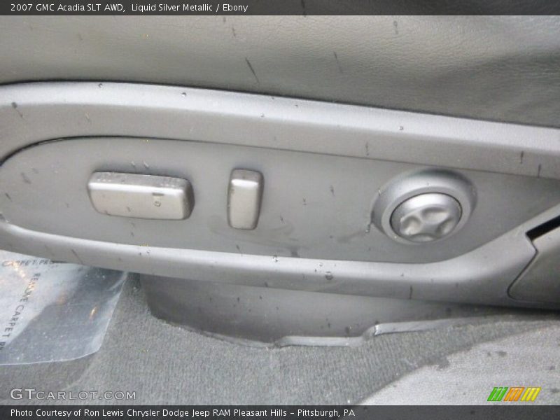 Liquid Silver Metallic / Ebony 2007 GMC Acadia SLT AWD