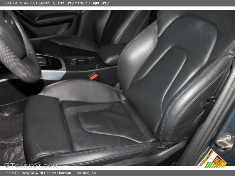 Quartz Gray Metallic / Light Gray 2010 Audi A4 2.0T Sedan
