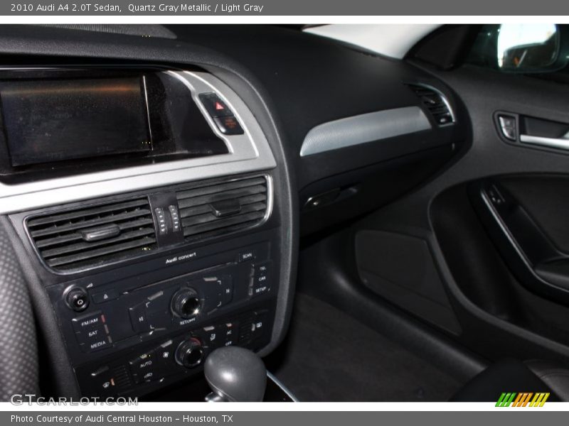 Quartz Gray Metallic / Light Gray 2010 Audi A4 2.0T Sedan