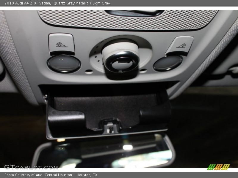 Quartz Gray Metallic / Light Gray 2010 Audi A4 2.0T Sedan