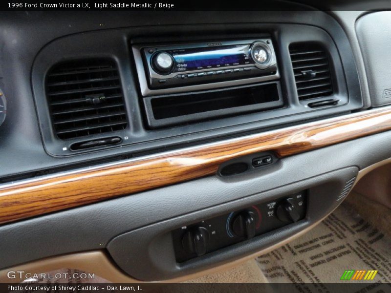 Light Saddle Metallic / Beige 1996 Ford Crown Victoria LX