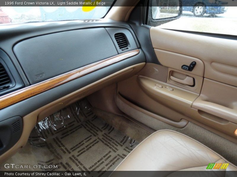 Light Saddle Metallic / Beige 1996 Ford Crown Victoria LX