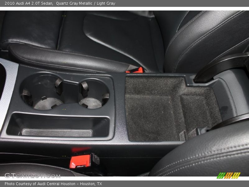 Quartz Gray Metallic / Light Gray 2010 Audi A4 2.0T Sedan