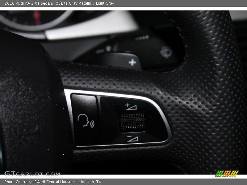 Quartz Gray Metallic / Light Gray 2010 Audi A4 2.0T Sedan