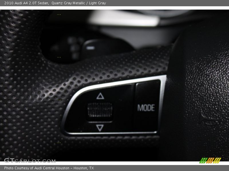 Quartz Gray Metallic / Light Gray 2010 Audi A4 2.0T Sedan