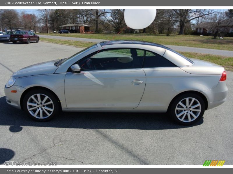 Opal Silver / Titan Black 2009 Volkswagen Eos Komfort