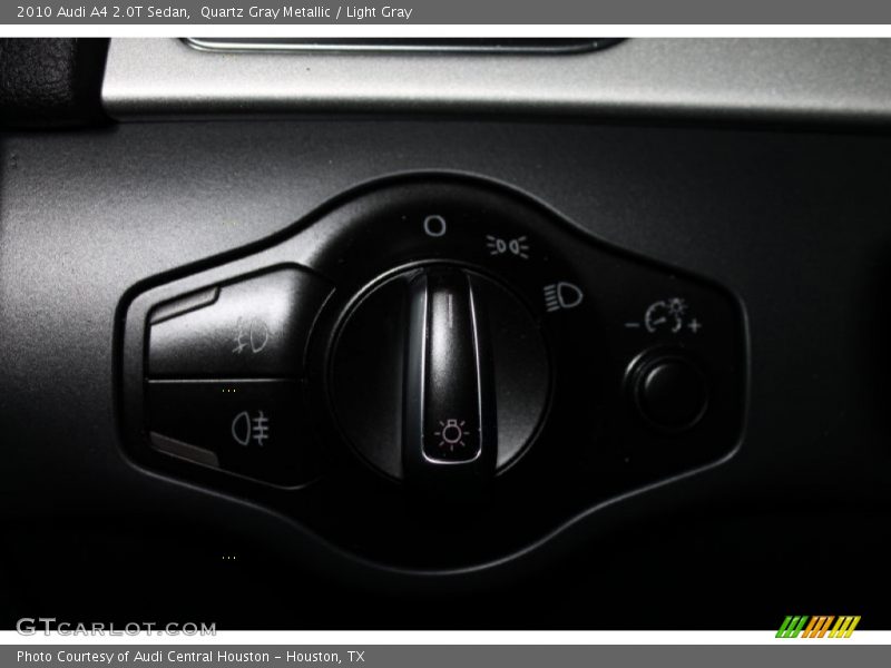 Quartz Gray Metallic / Light Gray 2010 Audi A4 2.0T Sedan