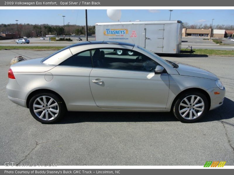 Opal Silver / Titan Black 2009 Volkswagen Eos Komfort