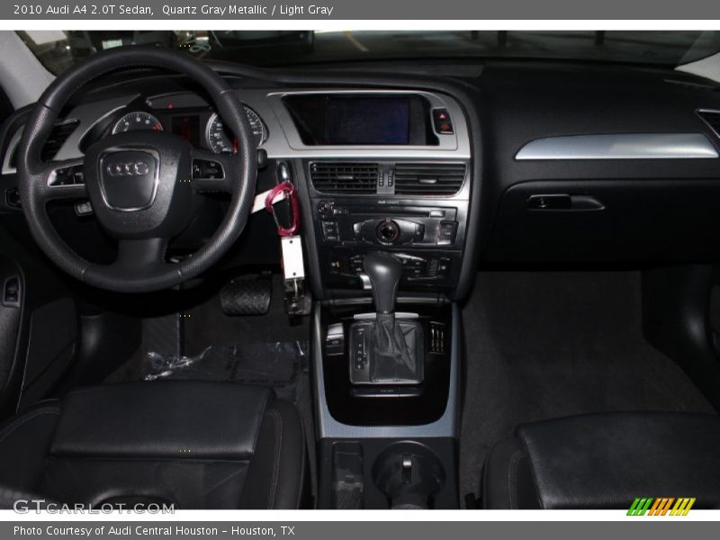 Quartz Gray Metallic / Light Gray 2010 Audi A4 2.0T Sedan
