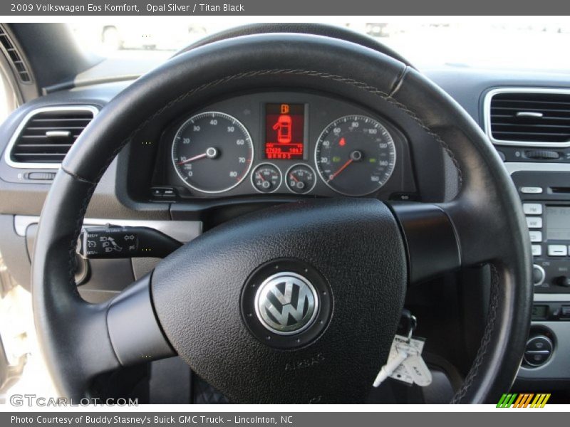 Opal Silver / Titan Black 2009 Volkswagen Eos Komfort