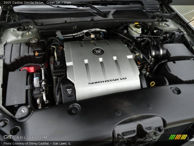 Green Silk / Shale 2005 Cadillac DeVille Sedan
