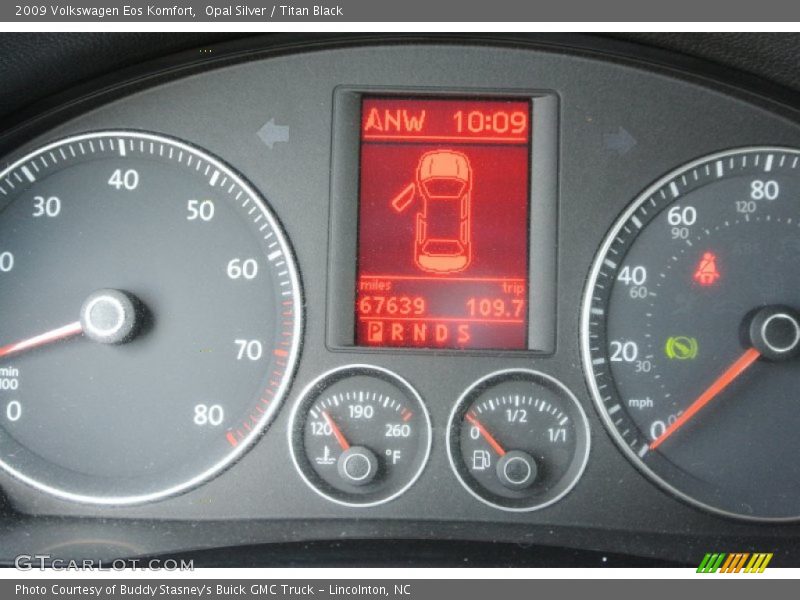 Opal Silver / Titan Black 2009 Volkswagen Eos Komfort