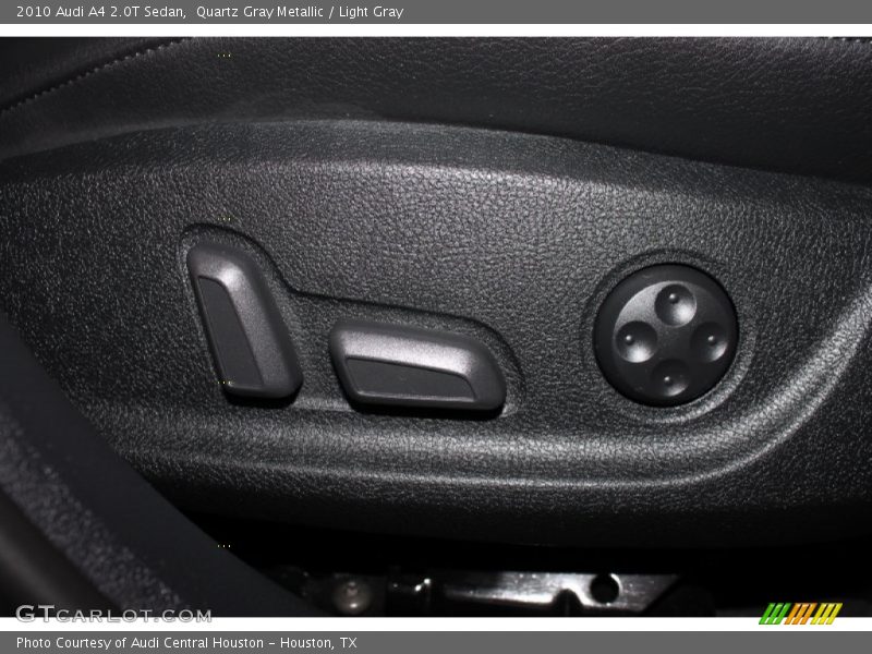 Quartz Gray Metallic / Light Gray 2010 Audi A4 2.0T Sedan