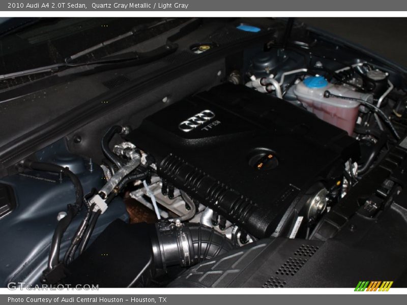 Quartz Gray Metallic / Light Gray 2010 Audi A4 2.0T Sedan