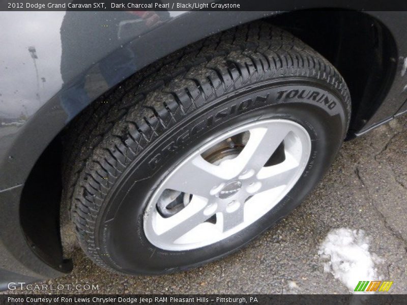 Dark Charcoal Pearl / Black/Light Graystone 2012 Dodge Grand Caravan SXT