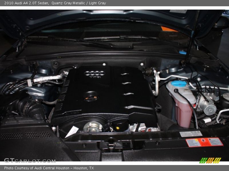 Quartz Gray Metallic / Light Gray 2010 Audi A4 2.0T Sedan