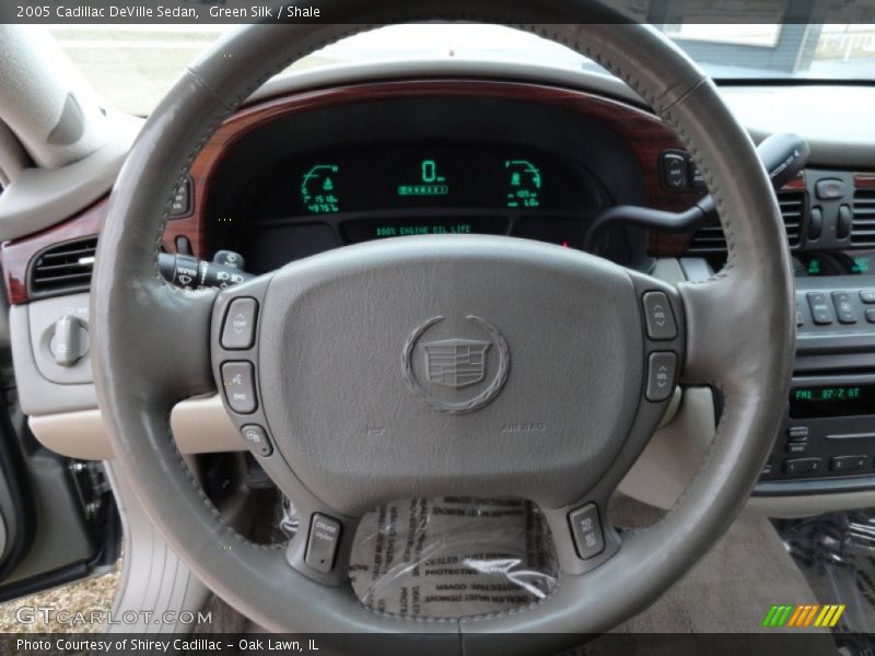 Green Silk / Shale 2005 Cadillac DeVille Sedan