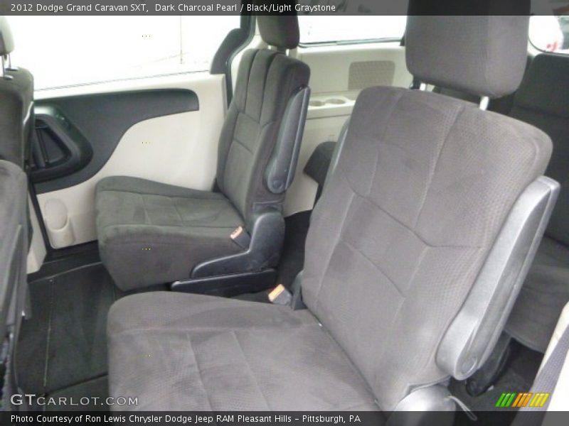 Dark Charcoal Pearl / Black/Light Graystone 2012 Dodge Grand Caravan SXT