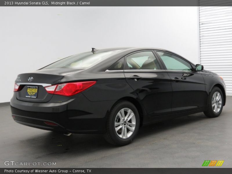 Midnight Black / Camel 2013 Hyundai Sonata GLS