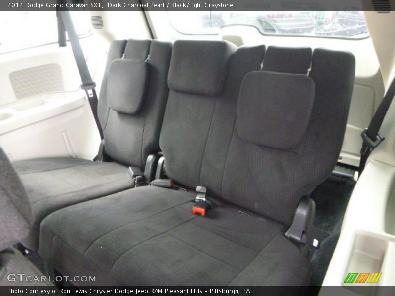 Dark Charcoal Pearl / Black/Light Graystone 2012 Dodge Grand Caravan SXT
