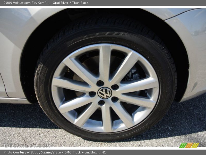 Opal Silver / Titan Black 2009 Volkswagen Eos Komfort