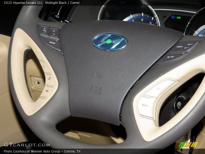 Midnight Black / Camel 2013 Hyundai Sonata GLS