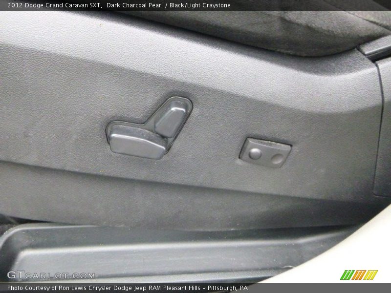 Dark Charcoal Pearl / Black/Light Graystone 2012 Dodge Grand Caravan SXT