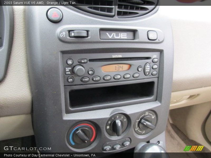 Audio System of 2003 VUE V6 AWD