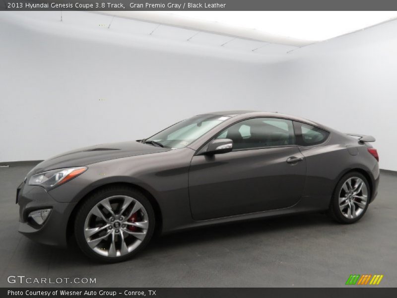 Gran Premio Gray / Black Leather 2013 Hyundai Genesis Coupe 3.8 Track