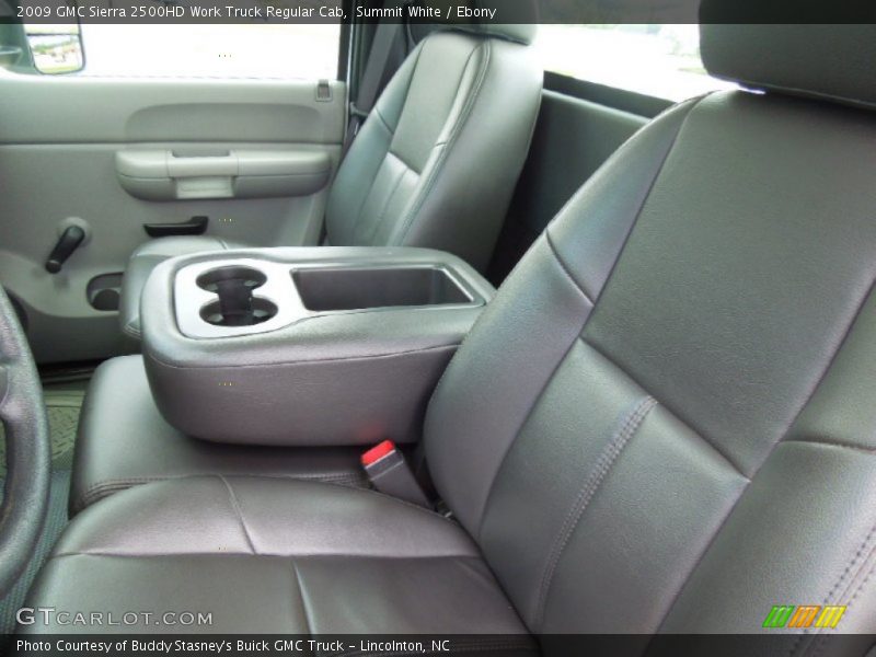 Summit White / Ebony 2009 GMC Sierra 2500HD Work Truck Regular Cab