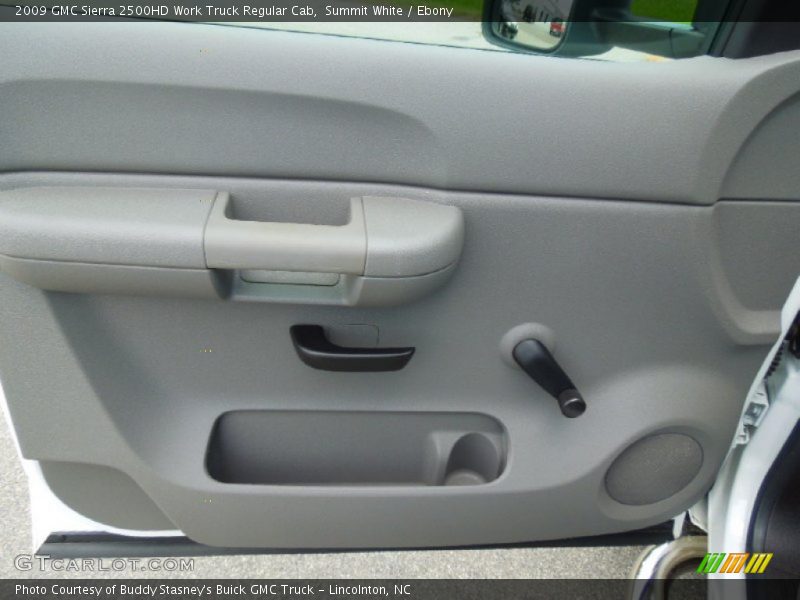 Summit White / Ebony 2009 GMC Sierra 2500HD Work Truck Regular Cab