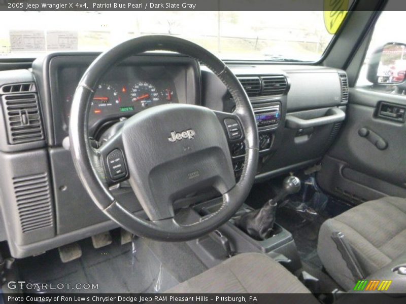 Patriot Blue Pearl / Dark Slate Gray 2005 Jeep Wrangler X 4x4
