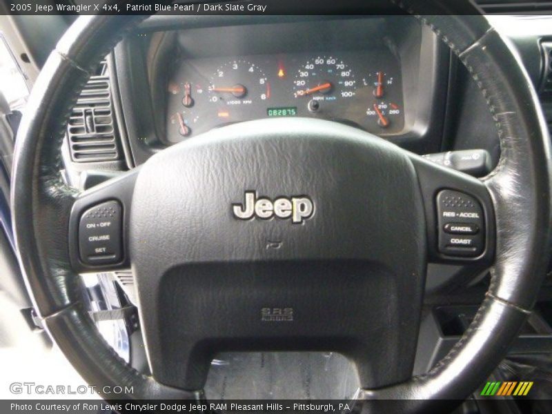 Patriot Blue Pearl / Dark Slate Gray 2005 Jeep Wrangler X 4x4