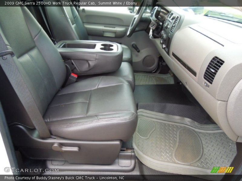 Summit White / Ebony 2009 GMC Sierra 2500HD Work Truck Regular Cab