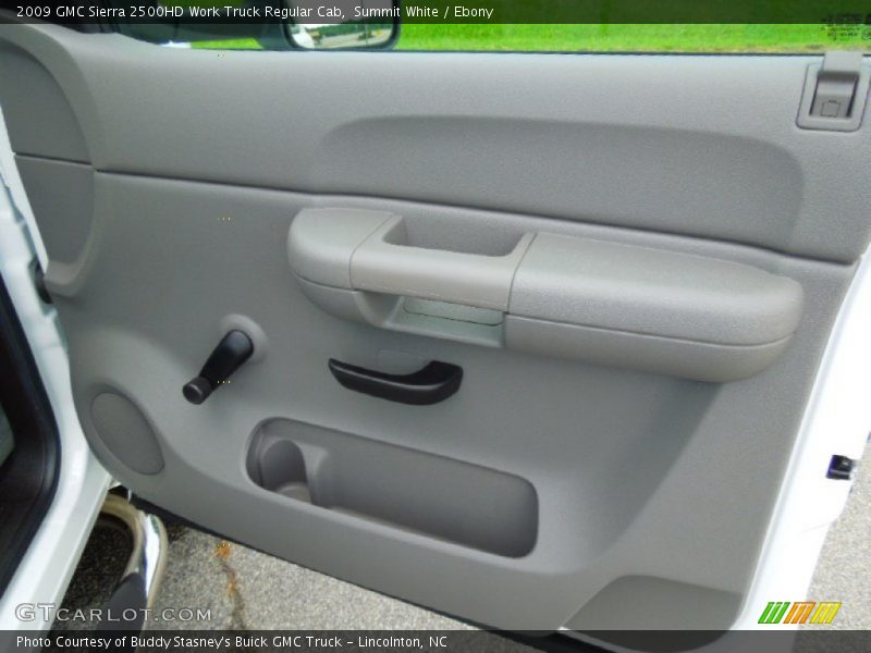Summit White / Ebony 2009 GMC Sierra 2500HD Work Truck Regular Cab