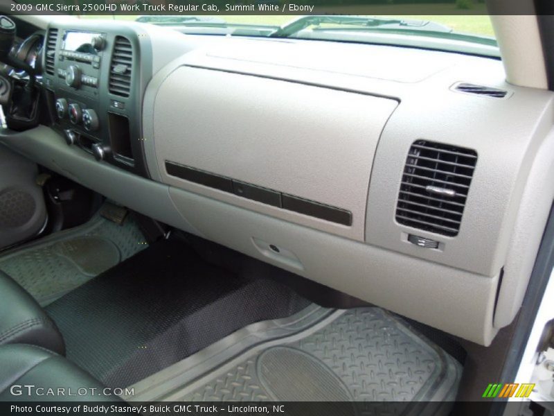 Summit White / Ebony 2009 GMC Sierra 2500HD Work Truck Regular Cab