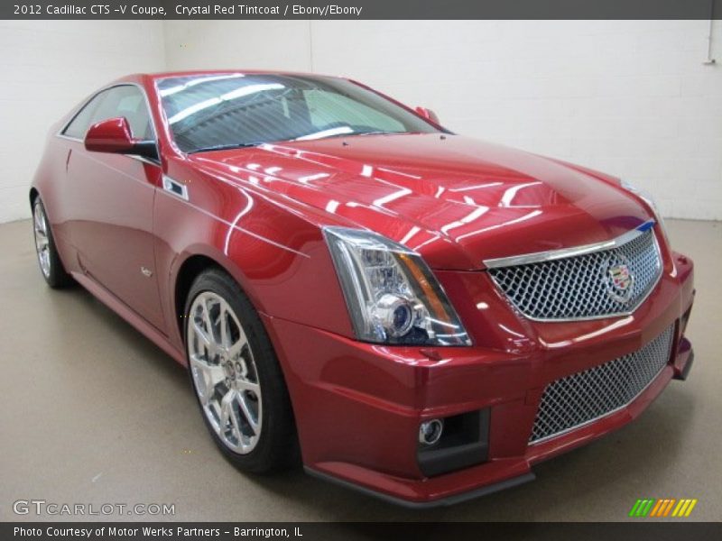 Crystal Red Tintcoat / Ebony/Ebony 2012 Cadillac CTS -V Coupe
