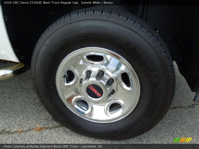 Summit White / Ebony 2009 GMC Sierra 2500HD Work Truck Regular Cab