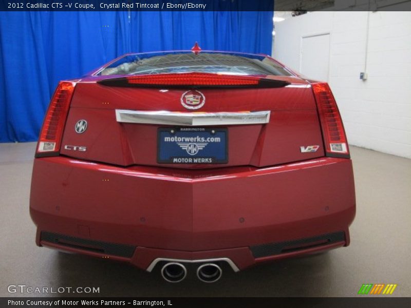 Crystal Red Tintcoat / Ebony/Ebony 2012 Cadillac CTS -V Coupe