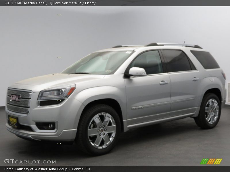 Quicksilver Metallic / Ebony 2013 GMC Acadia Denali