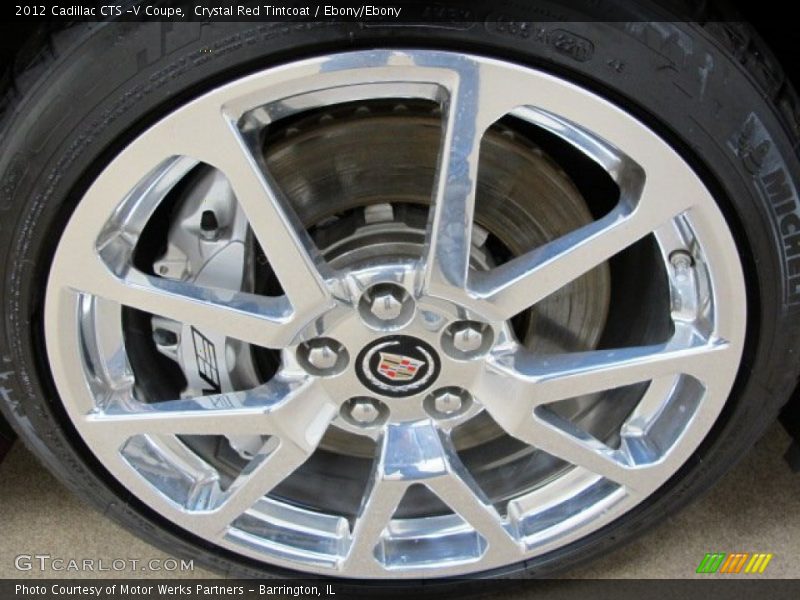 Crystal Red Tintcoat / Ebony/Ebony 2012 Cadillac CTS -V Coupe