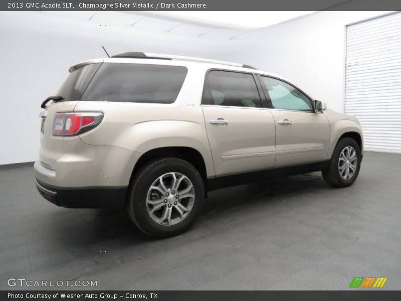 Champagne Silver Metallic / Dark Cashmere 2013 GMC Acadia SLT